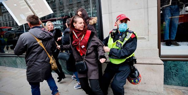 London Lockdown Protests Media Lockdown
