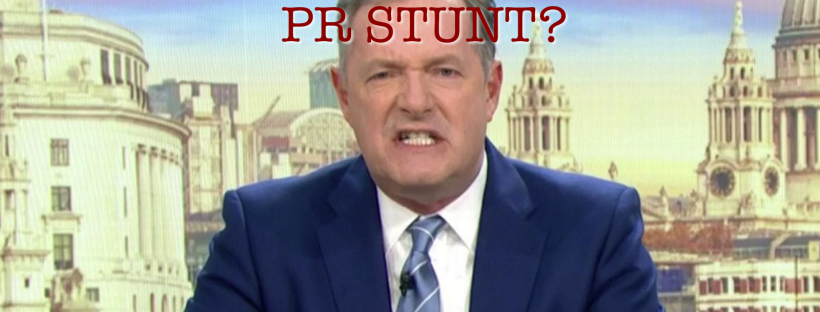Piers Morgan PR Stunt ITV
